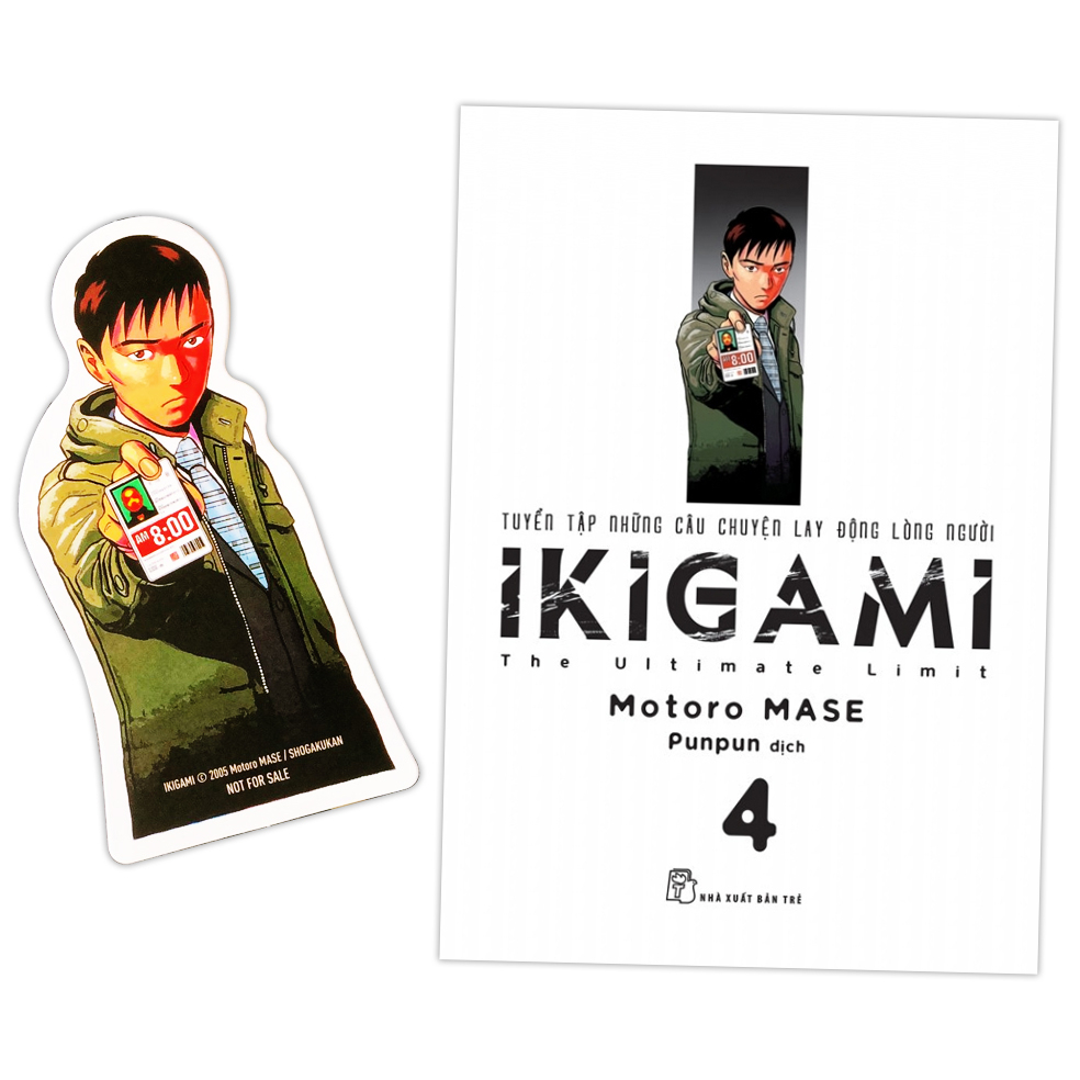 bộ ikigami - tập 4 - tặng kèm bookmark