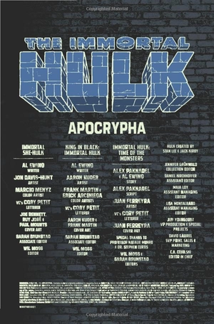 bộ immortal hulk vol. 11: apocrypha