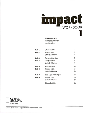 bộ impact british english 1: workbook