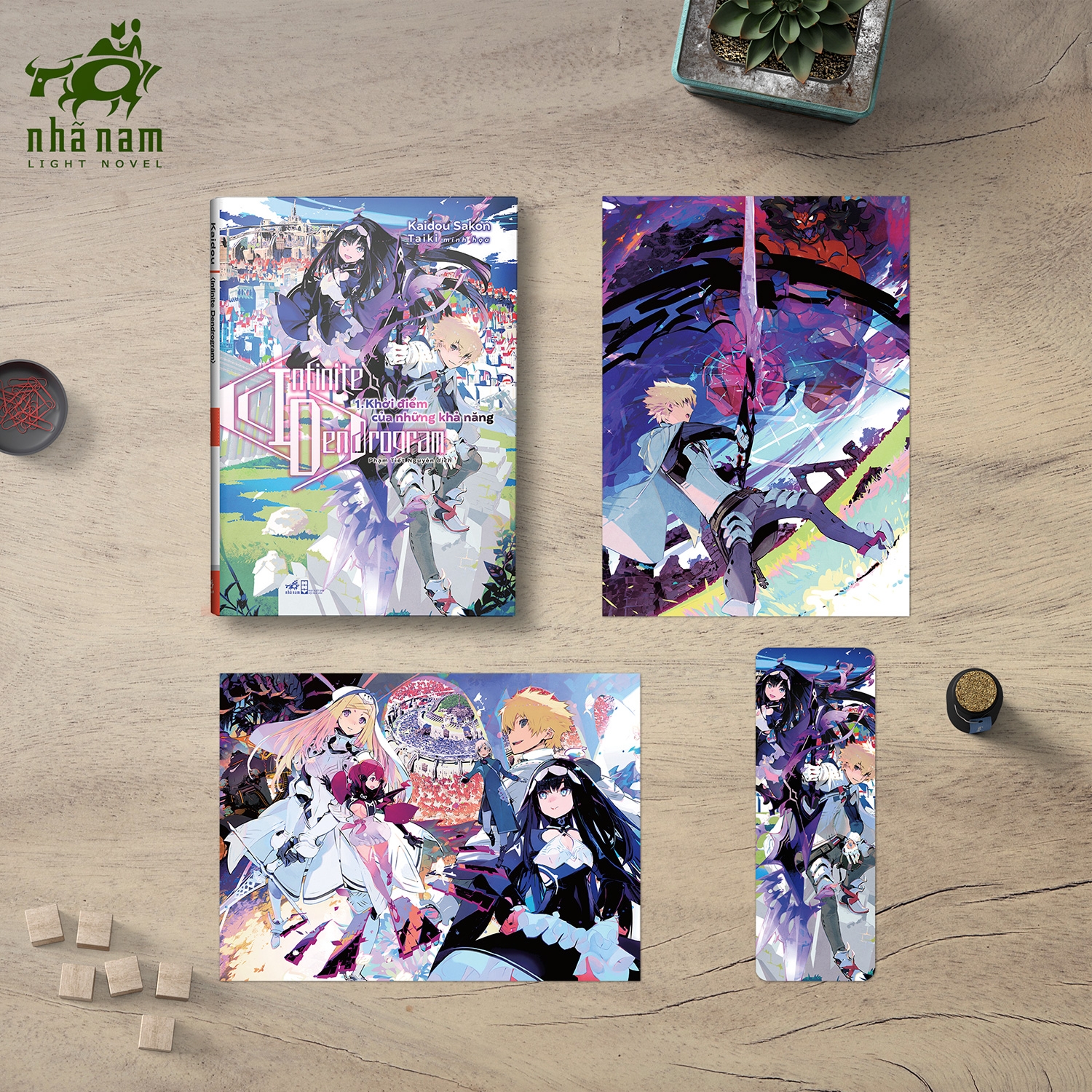 bộ infinite dendrogram - tập 1: khởi điểm của những khả năng - tặng kèm 1 bookmark + 2 postcard
