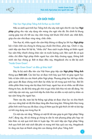 bộ inside gram gram thấu hiểu ngữ pháp như người bản ngữ - tập 1: basic khởi đầu & cảm hứng