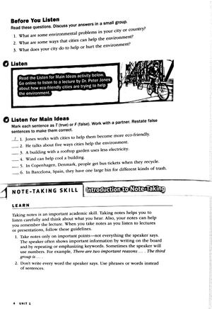 bộ inside listening and speaking 1 student book