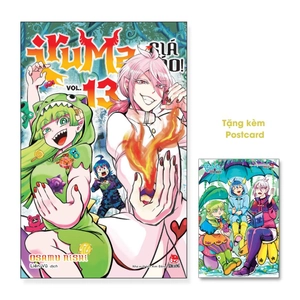 bộ iruma giá đáo! - tập 13 - tặng kèm postcard