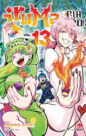 bộ iruma giá đáo! - tập 13 - tặng kèm postcard