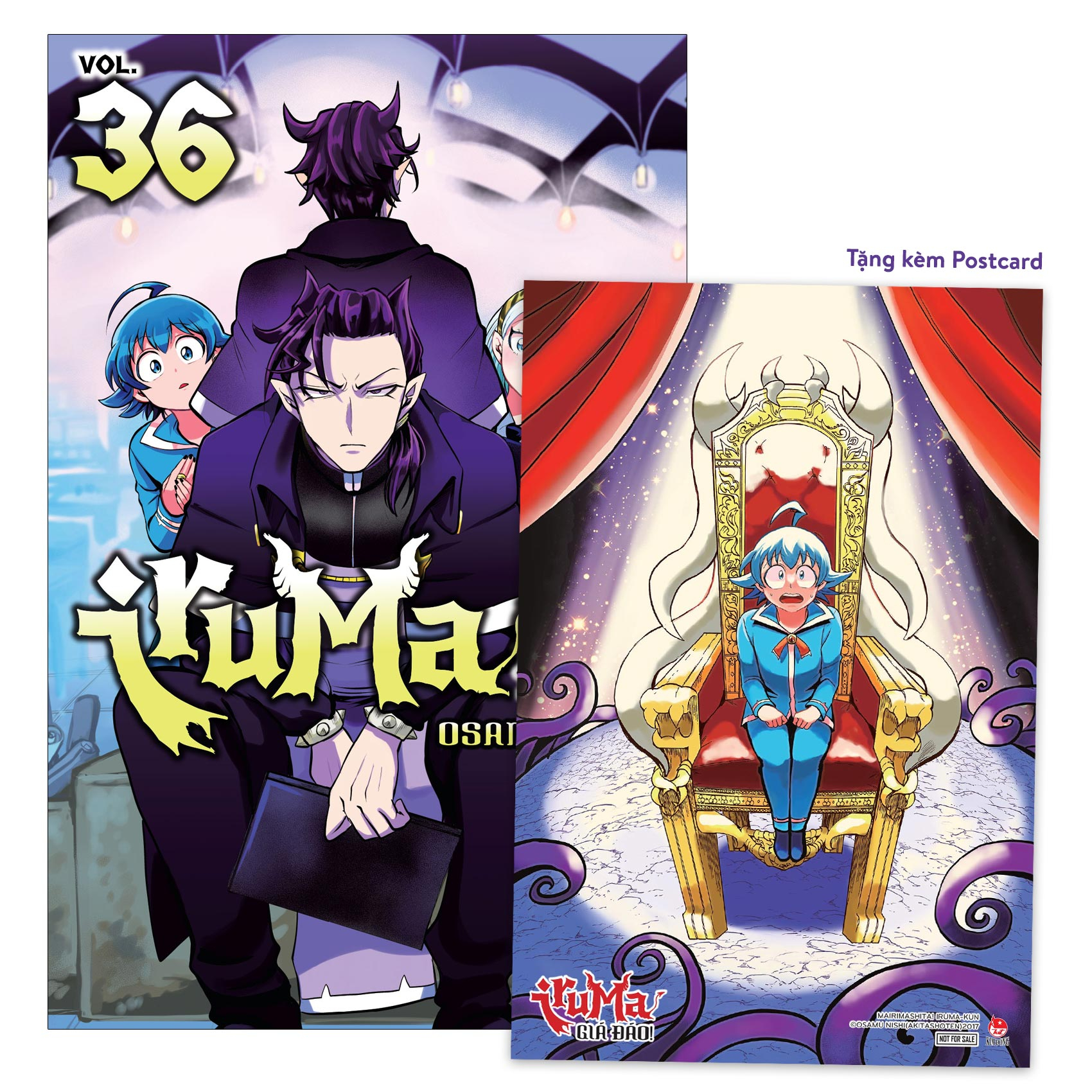 Bộ Iruma Giá Đáo! - Tập 36 - Tặng Kèm Postcard