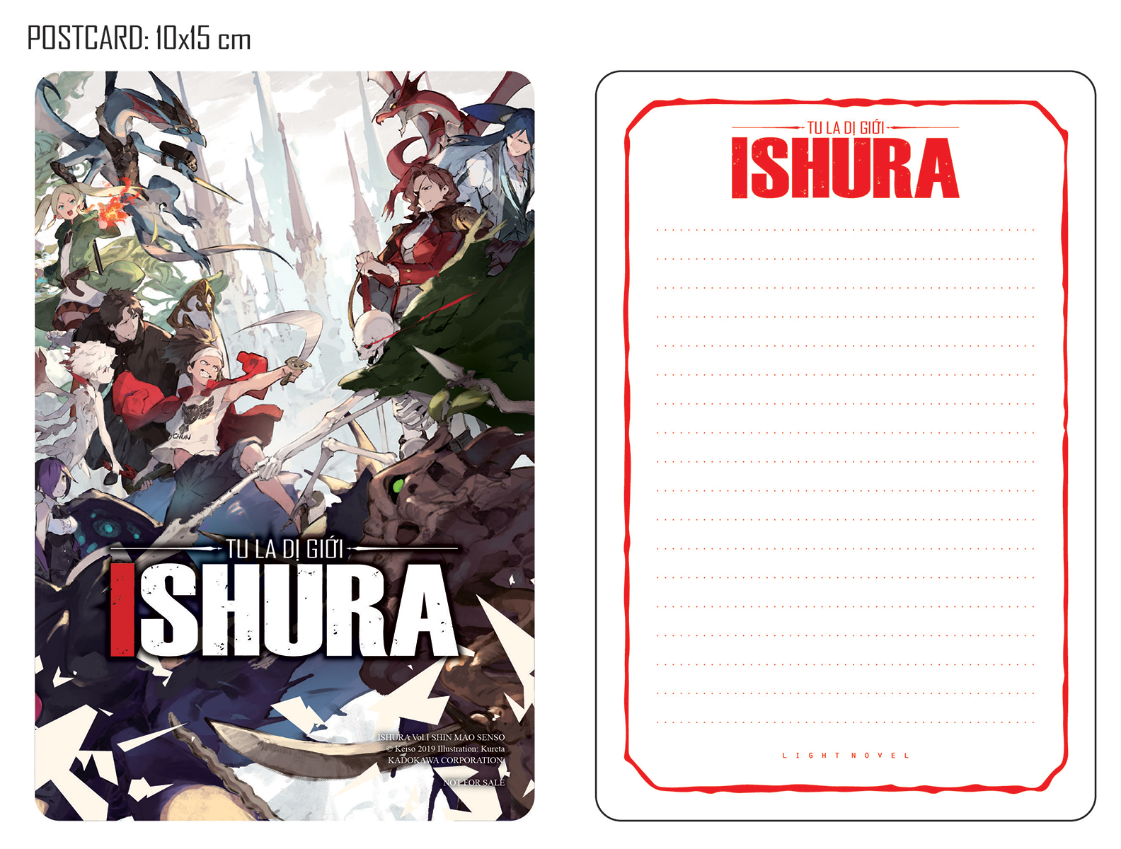 bộ ishura - tu la dị giới - tập 1: tân ma vương đại chiến - tặng kèm postcard + thẻ nhựa