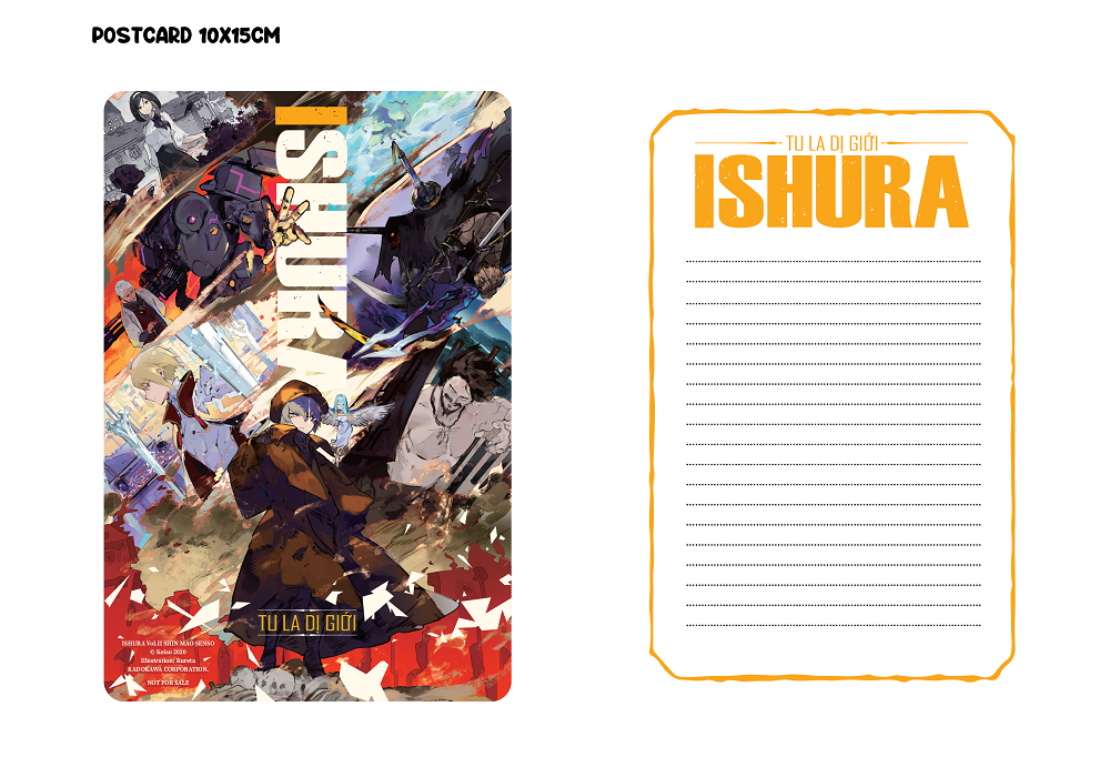 bộ ishura - tu la dị giới - tập 2: bão bụi trần nơi sát giới - tặng kèm postcard