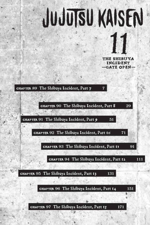 bộ jujutsu kaisen 11 (english edition)