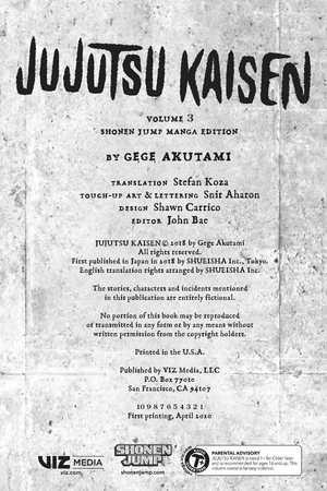 bộ jujutsu kaisen 3 (english edition)