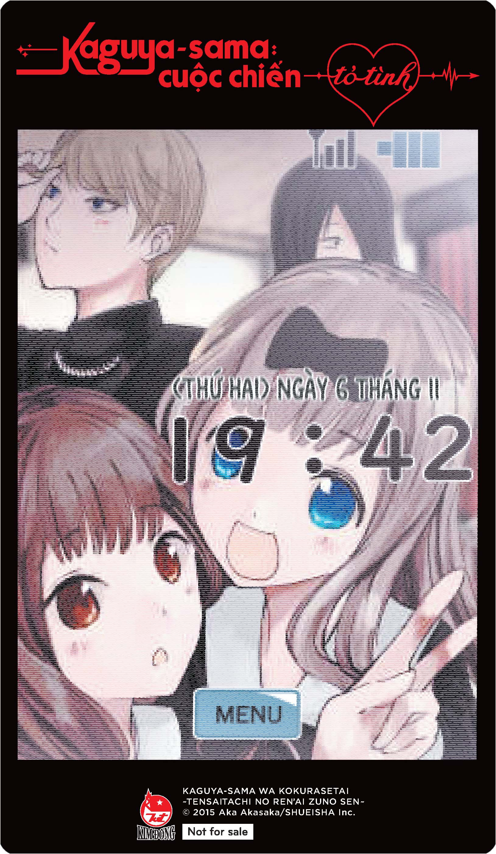 bộ kaguya-sama - cuộc chiến tỏ tình - tập 16 - tặng kèm ivory card