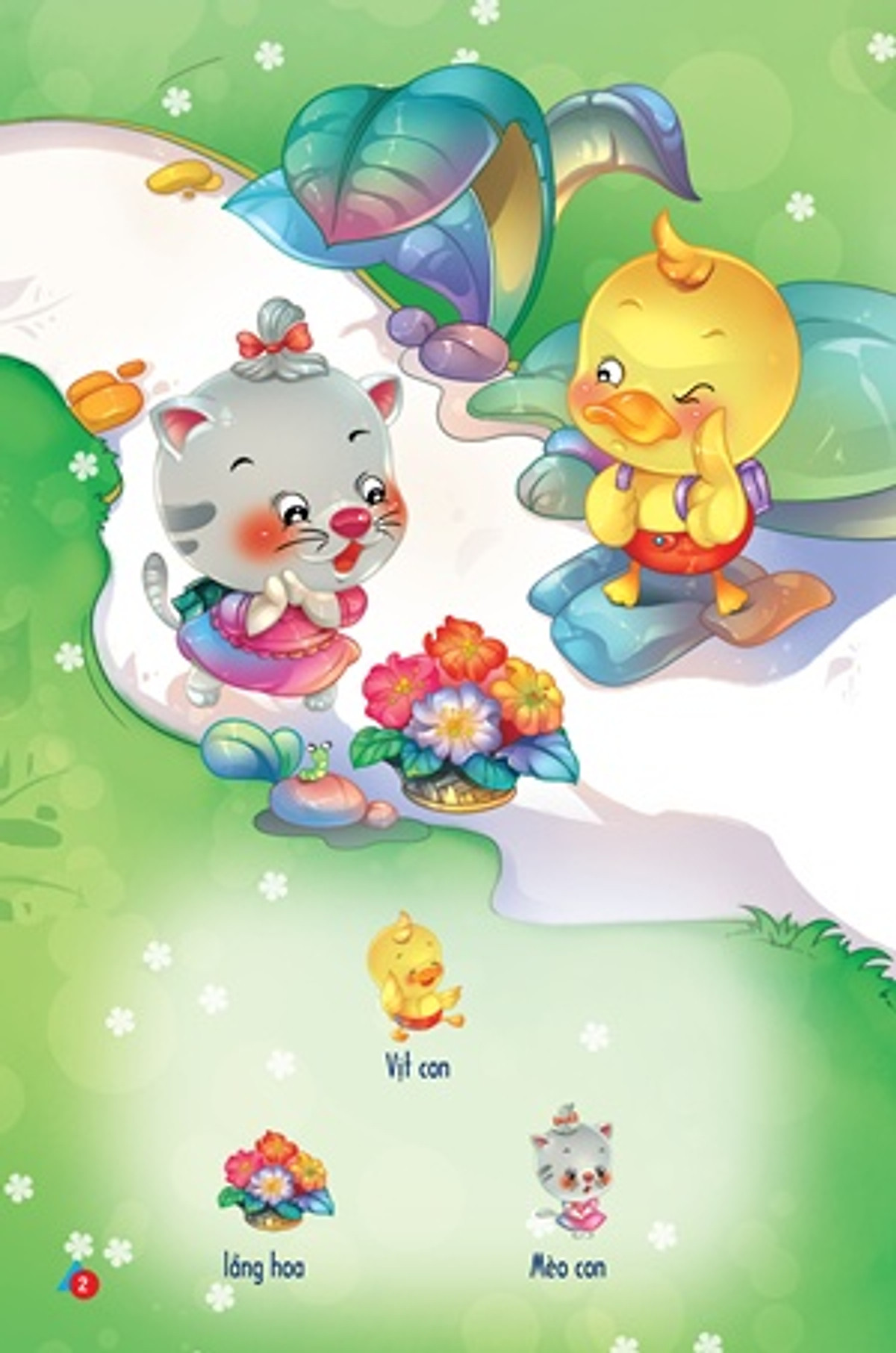 bộ kể chuyện dán hình 1 - vịt con tốt bụng