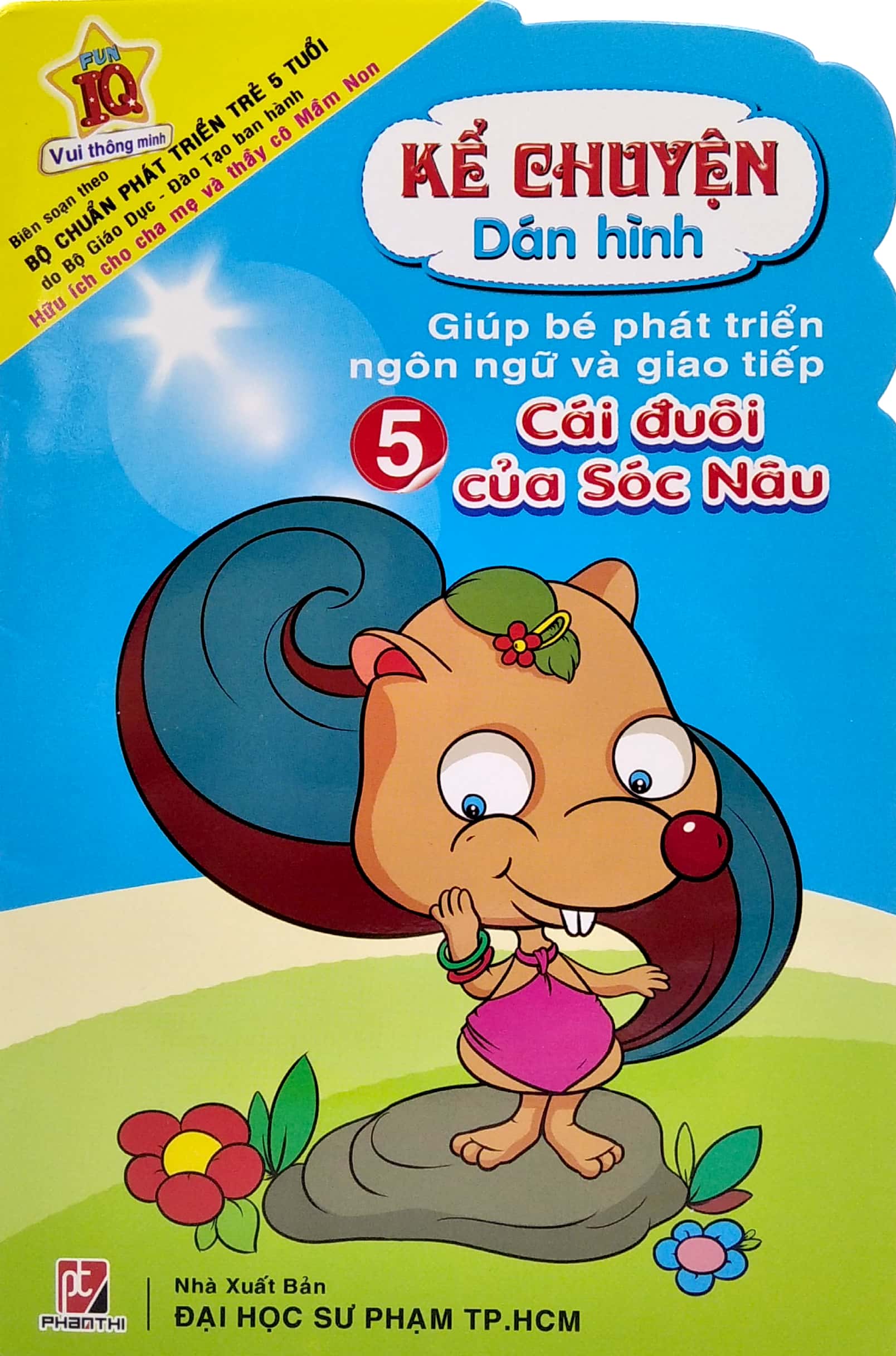 bộ kể chuyện dán hình 5 - cái đuôi của sóc nâu