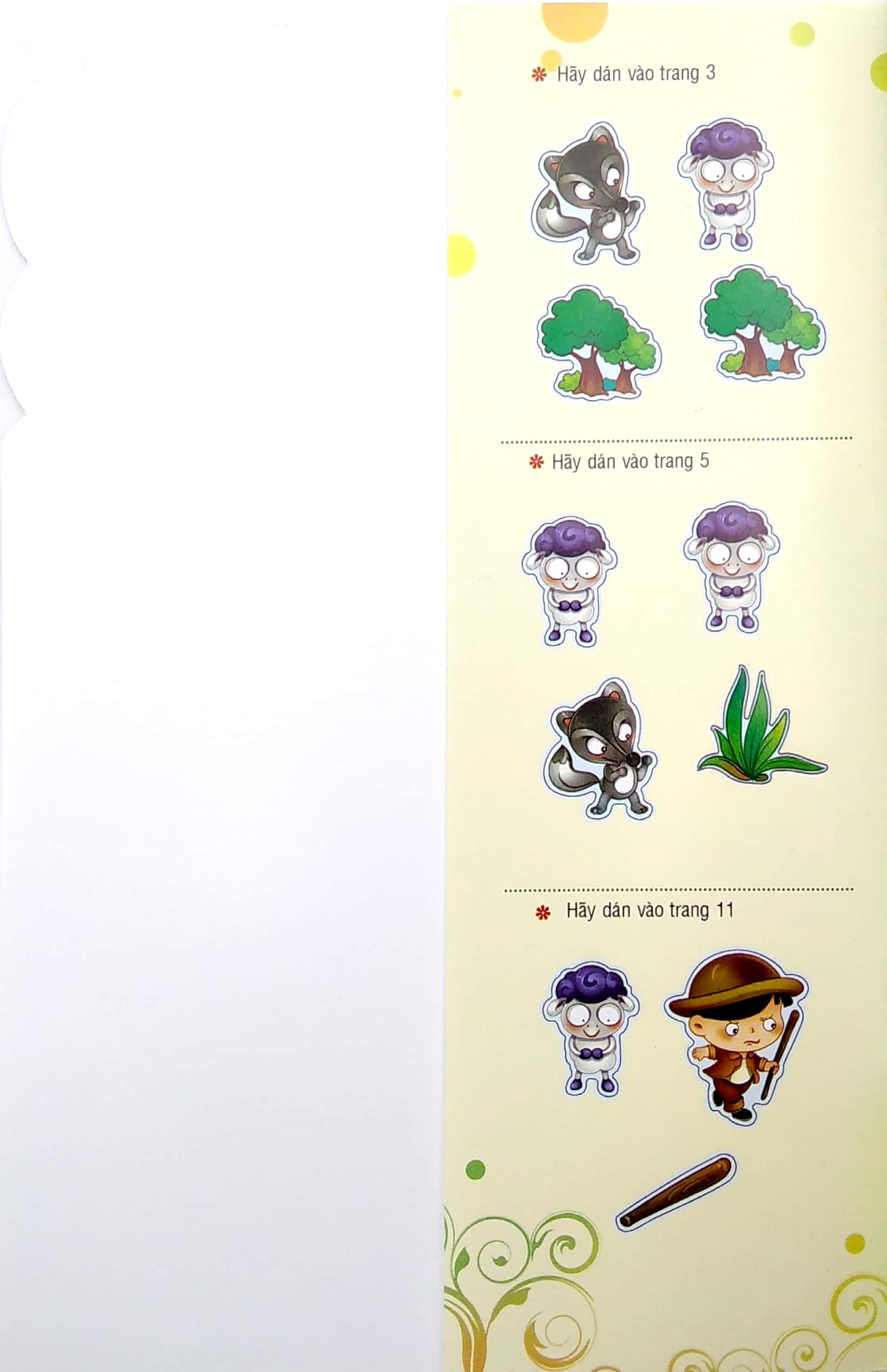 bộ kể chuyện dán hình 7 - tiếng hát cừu con