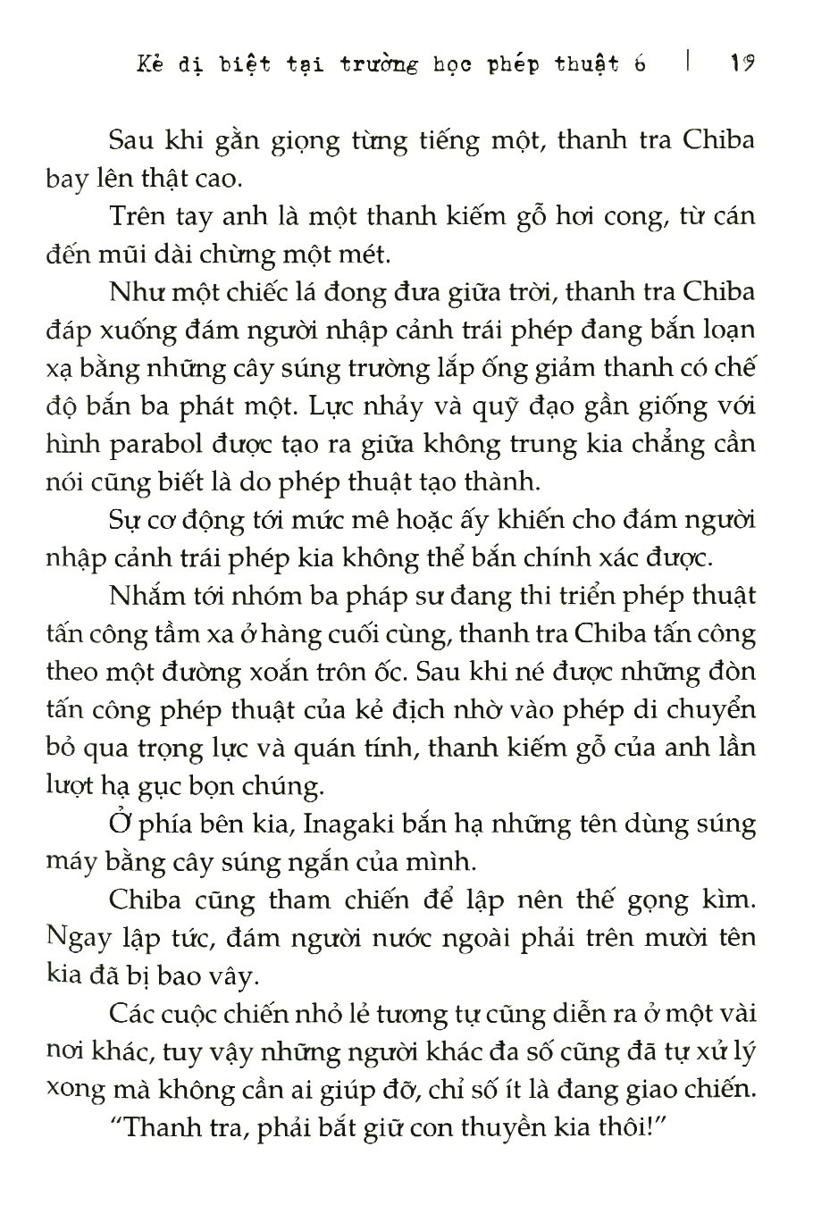 bộ kẻ dị biệt tại trường học phép thuật - tập 6