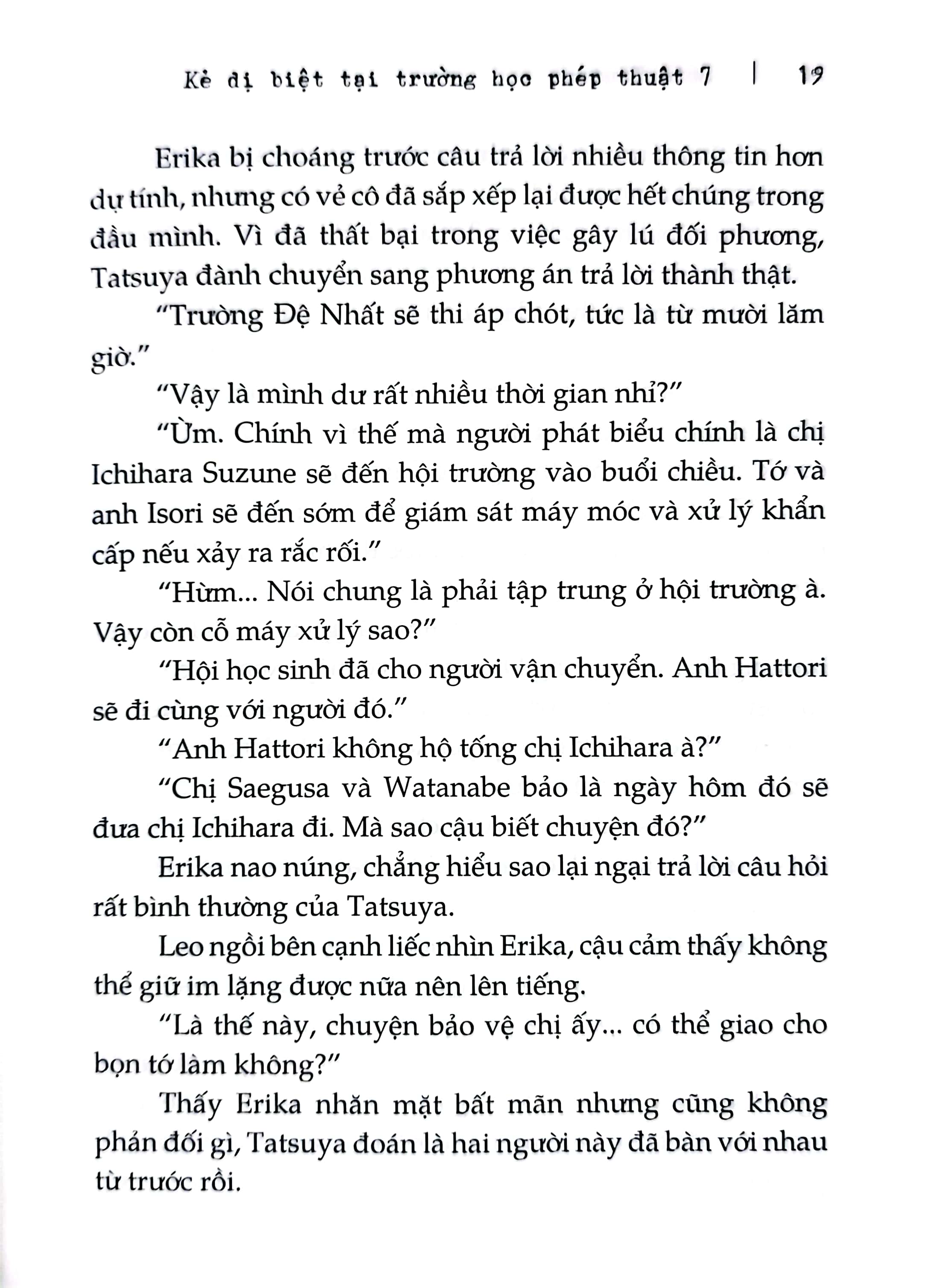 bộ kẻ dị biệt tại trường học phép thuật - tập 7