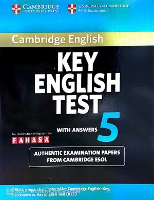 bộ key english test 5 with answers fahasa reprint edition - cambridge