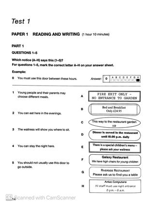 bộ key english test 5 with answers fahasa reprint edition - cambridge