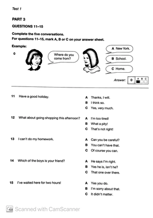 bộ key english test 5 with answers fahasa reprint edition - cambridge