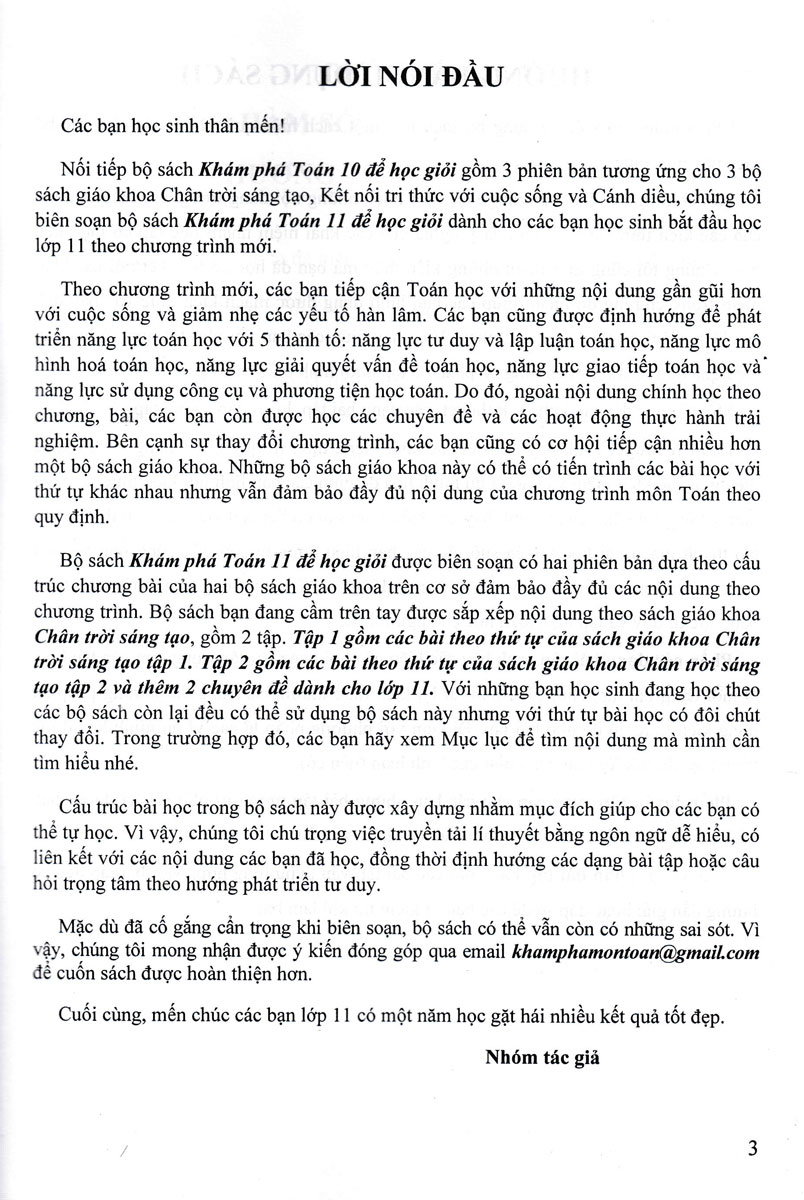 Bo
						
										
										Kham Pha Toan 11 De Hoc Gioi - Tap 1 (Dung Kem SGK Chan Troi Sang Tao)