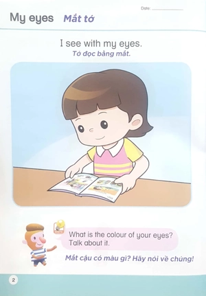 bộ khoa học tiền tiểu học song ngữ- sách học 3