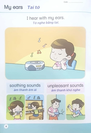 bộ khoa học tiền tiểu học song ngữ- sách học 3