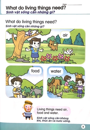 bộ khoa học tiền tiểu học song ngữ - sách học 4