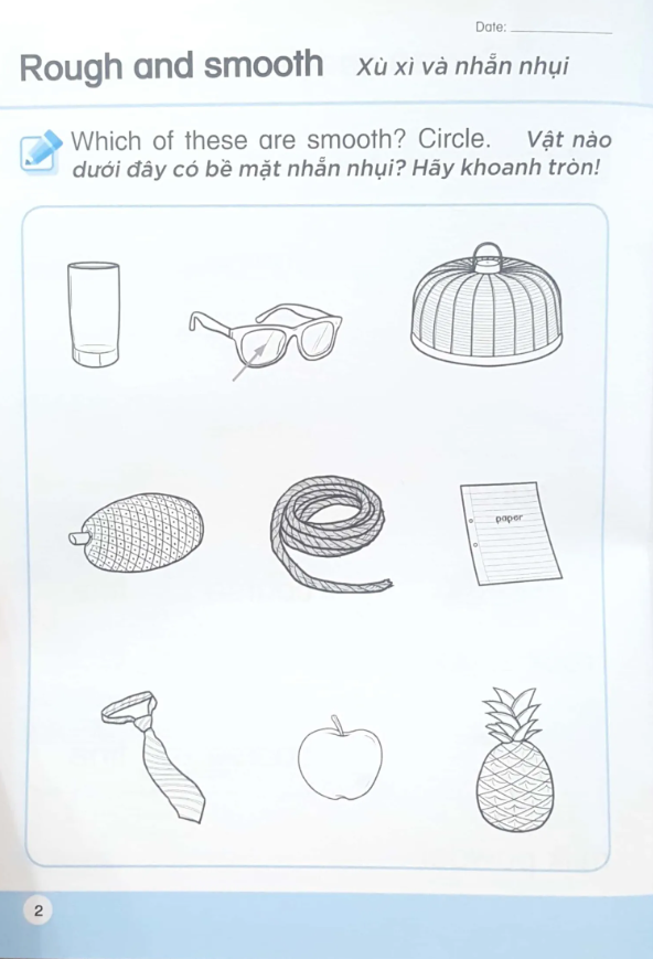 bộ khoa học tiền tiểu học song ngữ- sách luyện tập 2