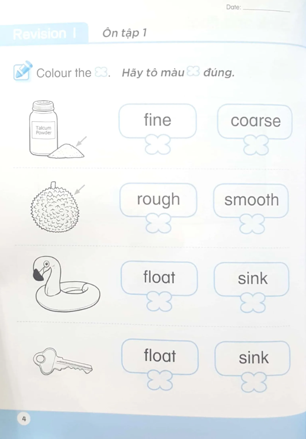 bộ khoa học tiền tiểu học song ngữ- sách luyện tập 2