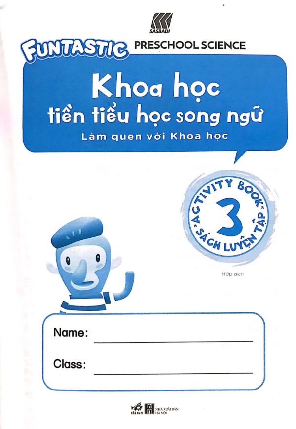 bộ khoa học tiền tiểu học song ngữ- sách luyện tập 3