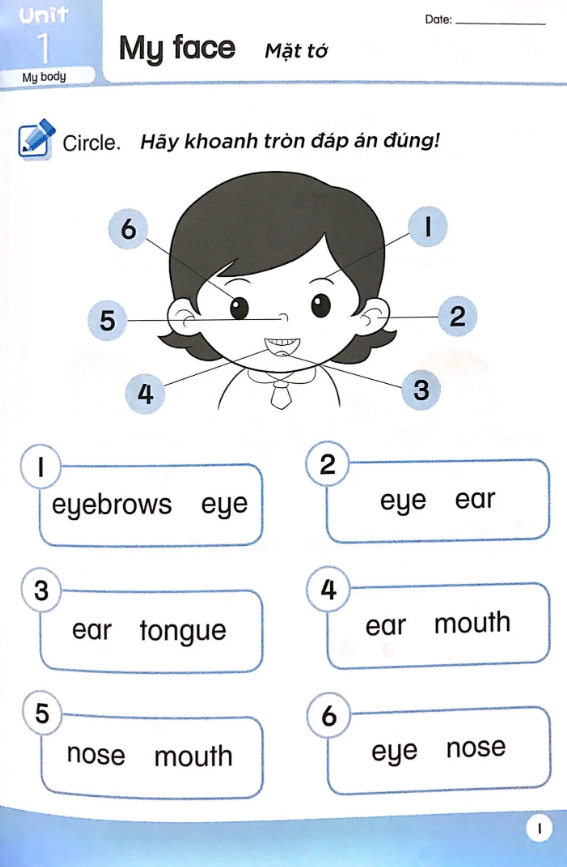 bộ khoa học tiền tiểu học song ngữ- sách luyện tập 3