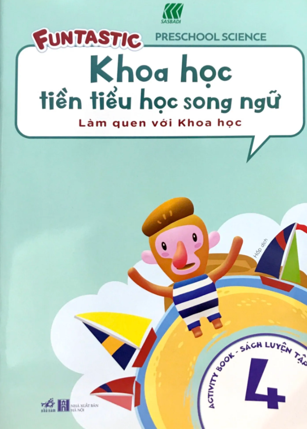 bộ khoa học tiền tiểu học song ngữ- sách luyện tập 4