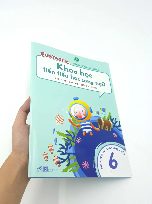 bộ khoa học tiền tiểu học song ngữ- sách luyện tập 6