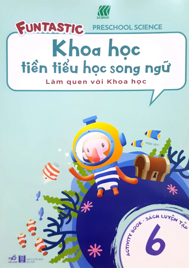 bộ khoa học tiền tiểu học song ngữ- sách luyện tập 6