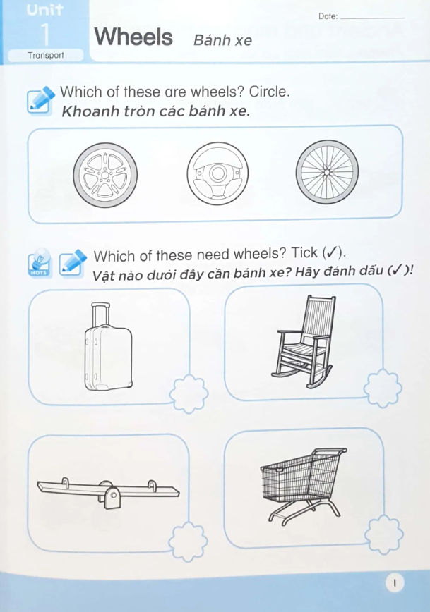 bộ khoa học tiền tiểu học song ngữ- sách luyện tập 6