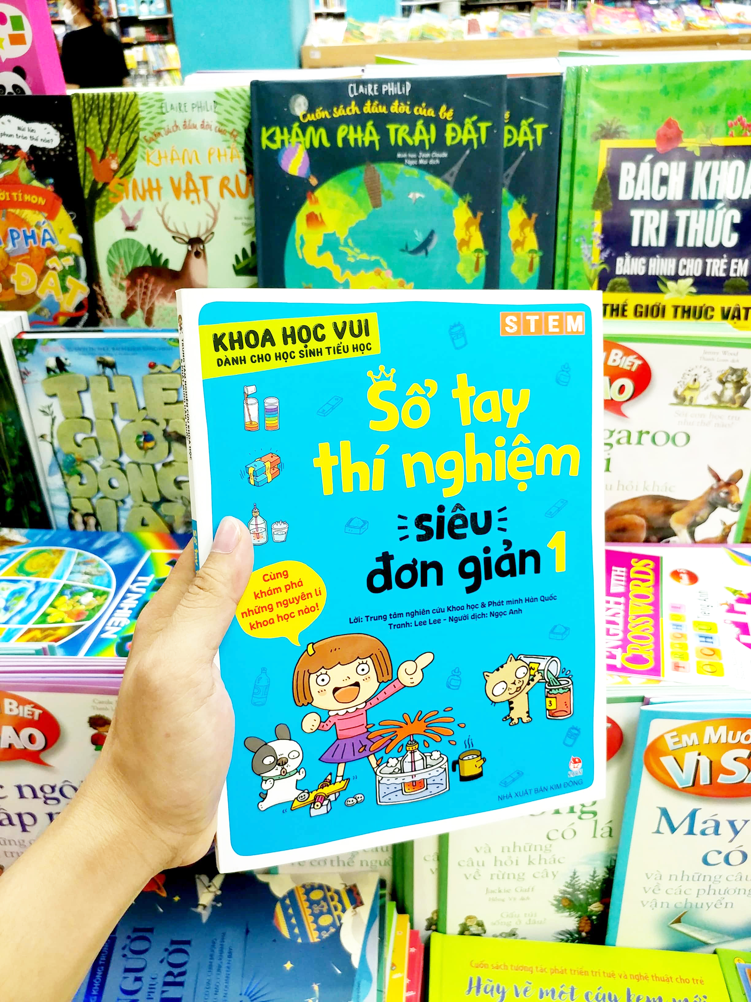 bộ khoa học vui cho học sinh tiểu học - sổ tay thí nghiệm siêu đơn giản - tập 1