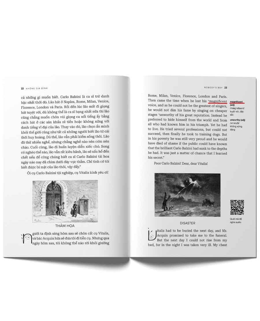 bộ không gia đình - nobodyℹs boy - song ngữ anh-việt - tập 2