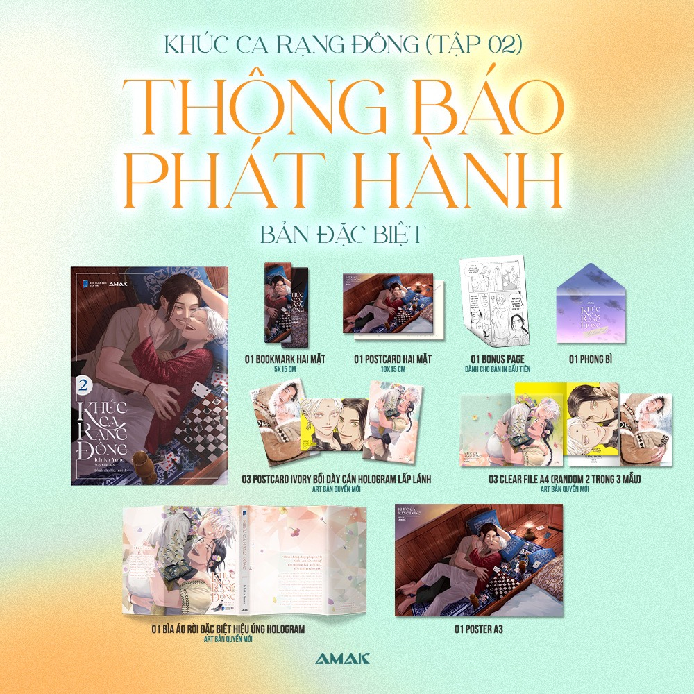 bộ khúc ca rạng đông - tập 2 - bản đặc biệt - tặng kèm 1 bookmark hai mặt + 1 postcard hai mặt + 1 bonus page + 1 bìa áo rời đặc biệt + 1 phong bì + 3 postcard ivory + 2 clearfile a4 ngẫu nhiên + 1 poster a3