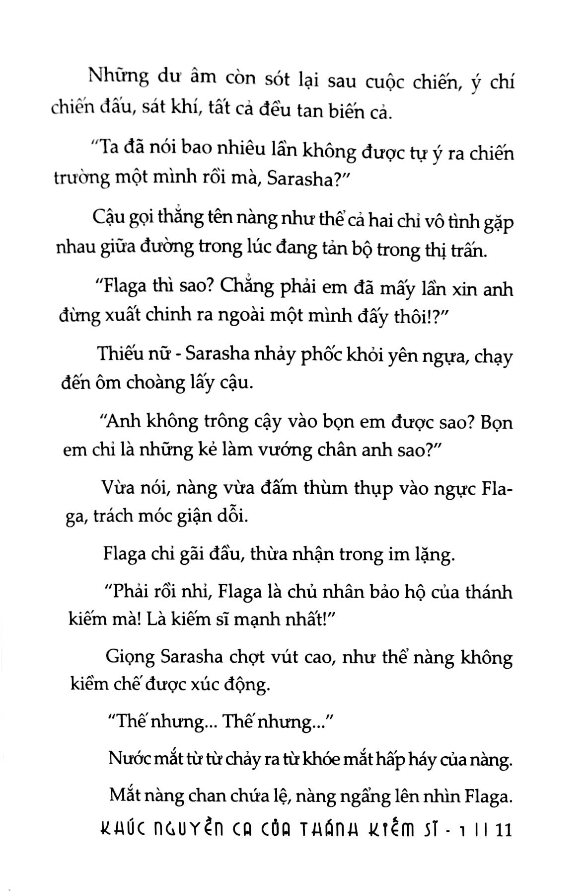 bộ khúc nguyền ca của thánh kiếm sĩ - tập 1