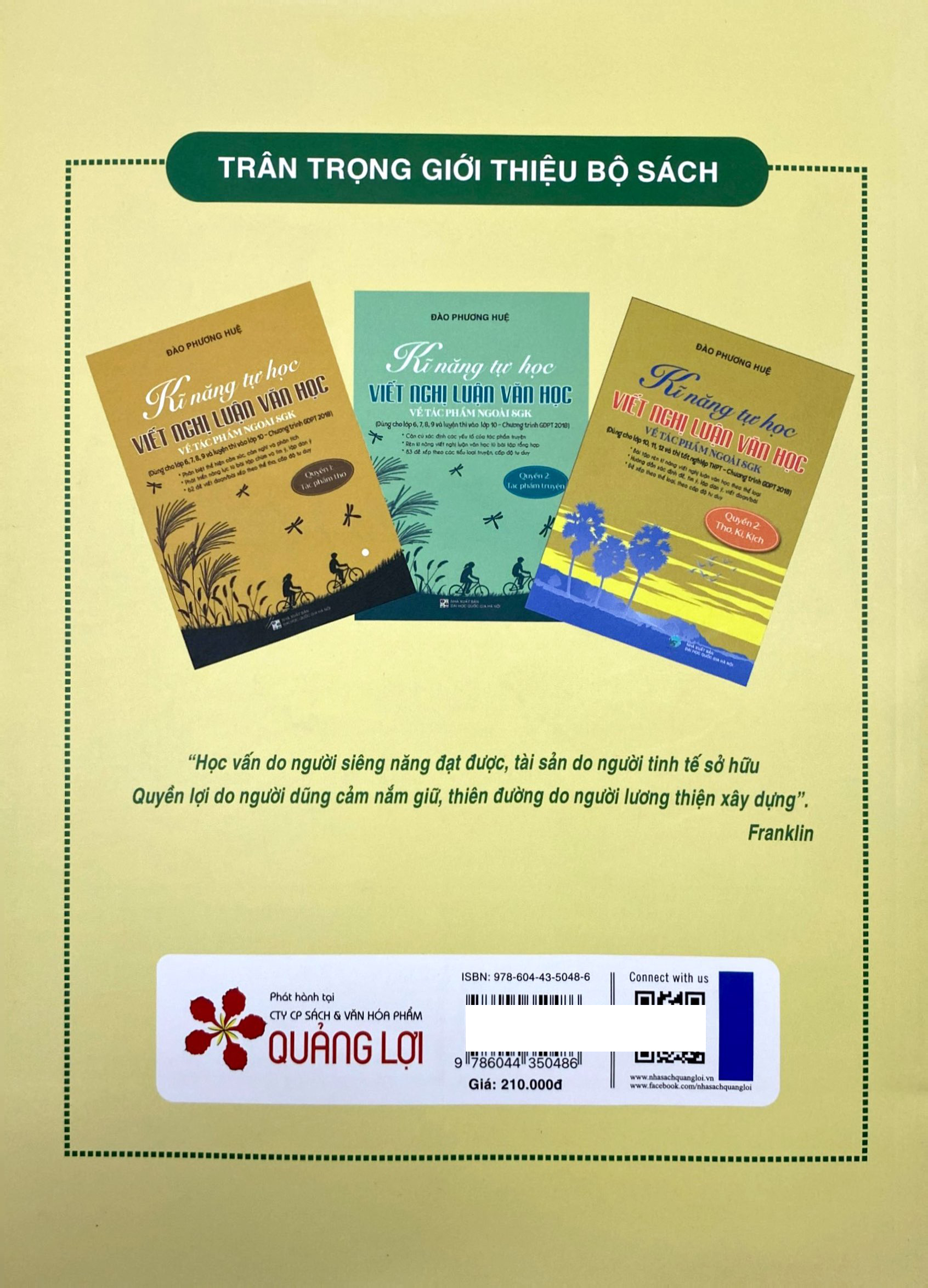 Bo
						
										
										Ki Nang Tu Hoc Viet Van Nghi Luan Van Hoc Ve Tac Pham Ngoai SGK - Quyen 1 - Truyen, Tieu Thuyet, Phong Su