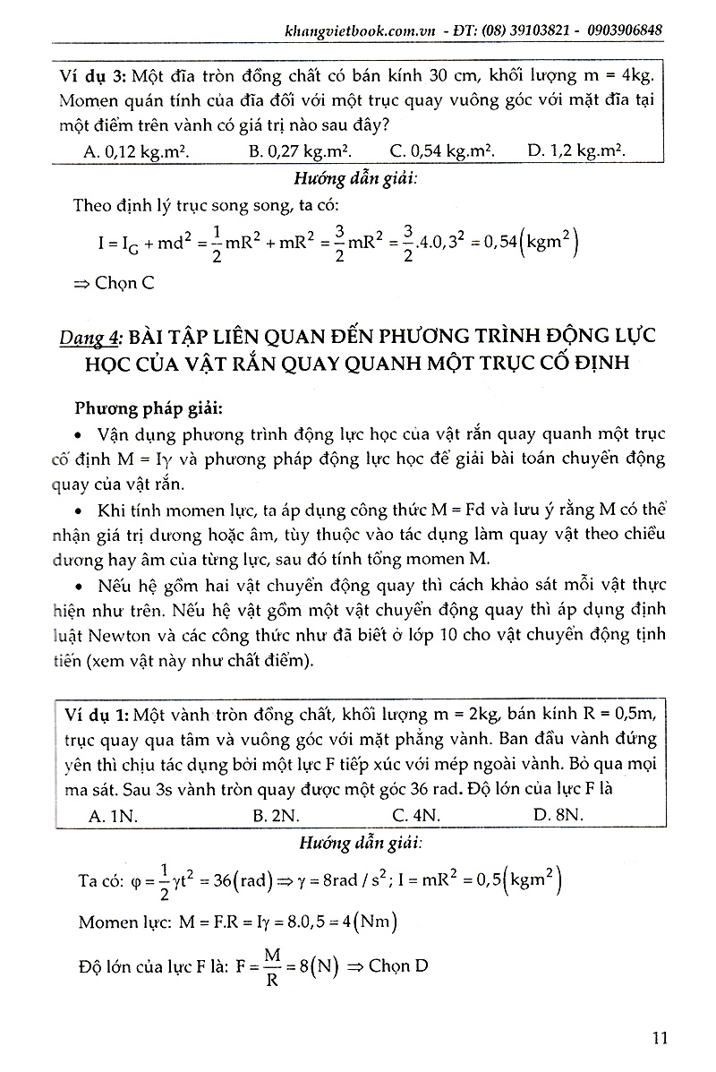 bộ kĩ thuật giải nhanh bài tập trắc nghiệm vật lí 12 - tập 1