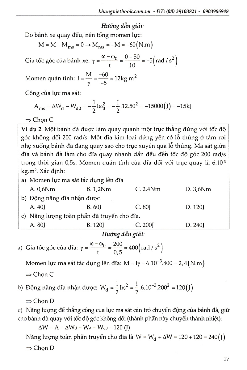 bộ kĩ thuật giải nhanh bài tập trắc nghiệm vật lí 12 - tập 1