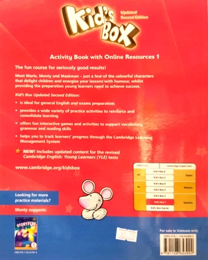 bộ kid's box 2nd ed activity book with online resources level 1