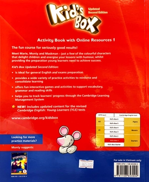 bộ kid's box 2nd ed activity book with online resources level 1