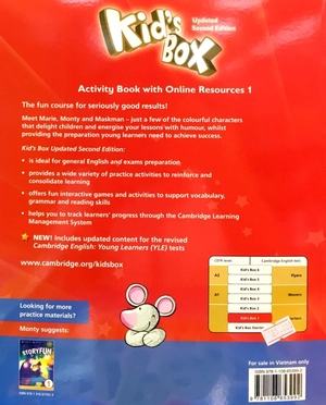 bộ kid's box 2nd ed activity book with online resources level 1