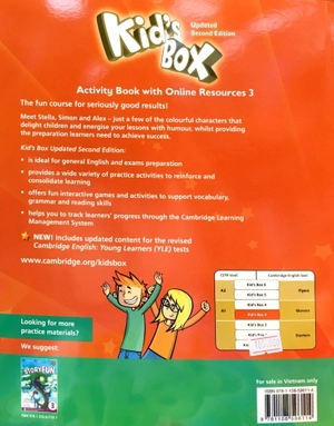bộ kid's box 2nd ed activity book with online resources level 3