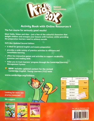 bộ kid's box 2nd ed activity book with online resources level 4