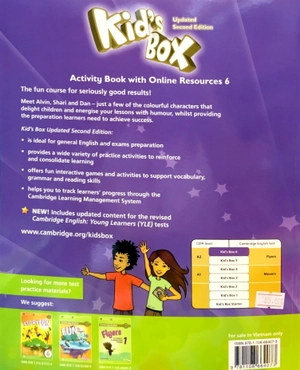bộ kid's box 2nd ed activity book with online resources level 6