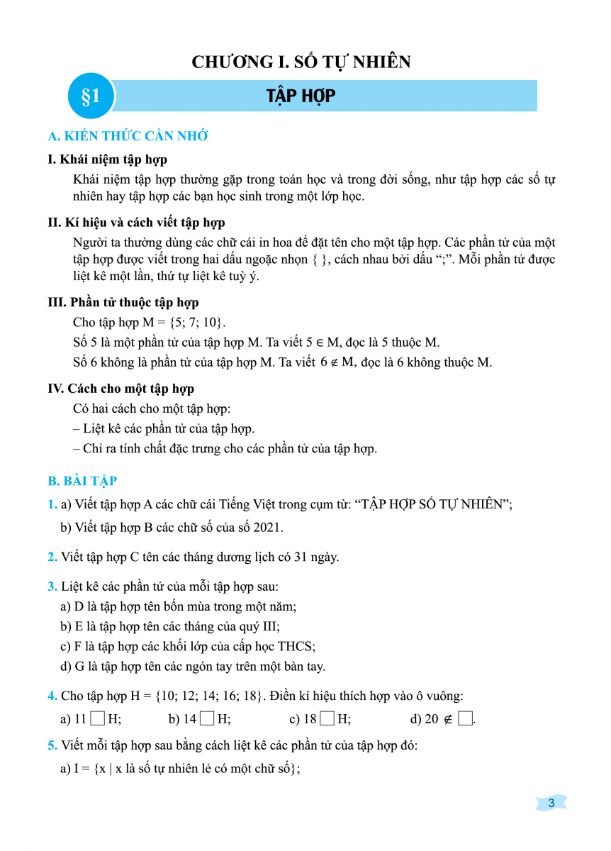 bộ kiểm tra đánh giá toán 6 - tập 1