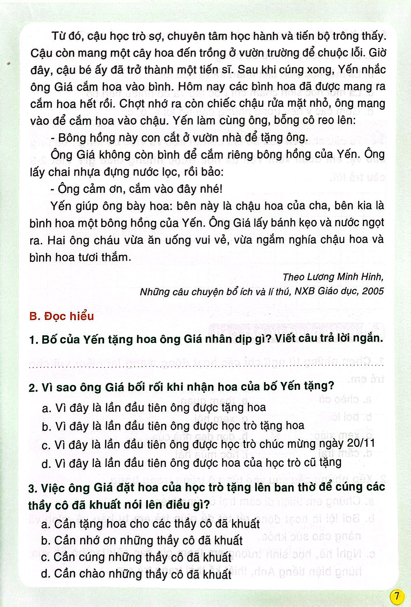 Bo
						
										
										Kiem Tra Va Danh Gia Nang Luc Tieng Viet 3 - Hoc Ki 1 (Theo Chuong Trinh Giao Duc Pho Thong 2018)