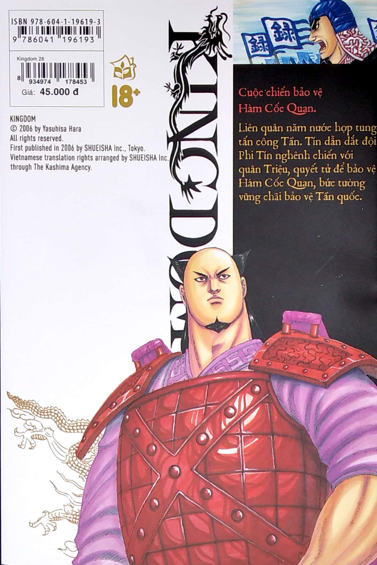 bộ kingdom - tập 26 - tặng kèm thẻ hình nhân vật